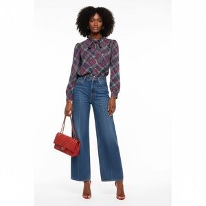 VINTAGE EVAN PICONE SILK STATEMENT BLOUSE